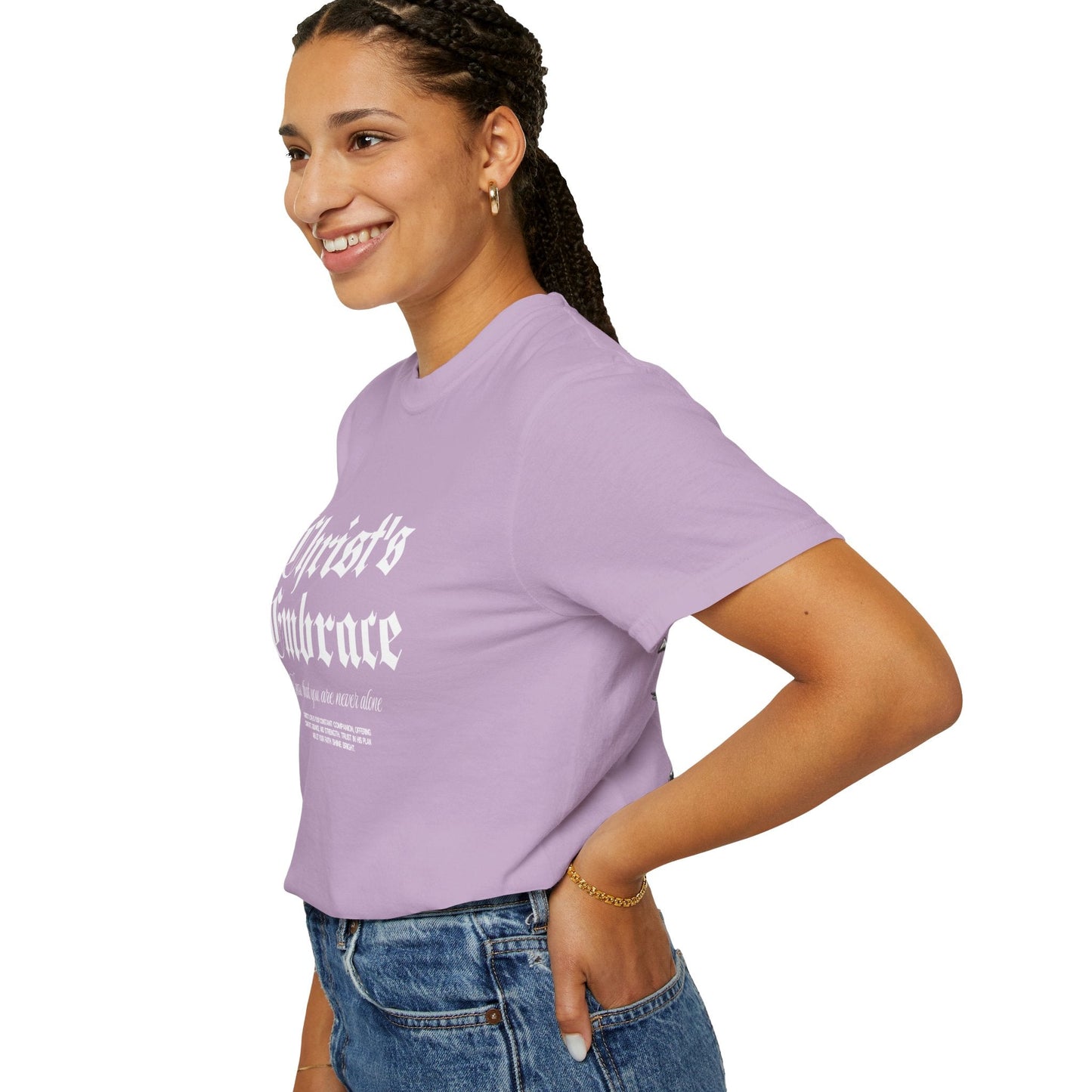 Christ's Embrace Women's Ring Spun Cotton T-Shirt - Faith, Can Apparel