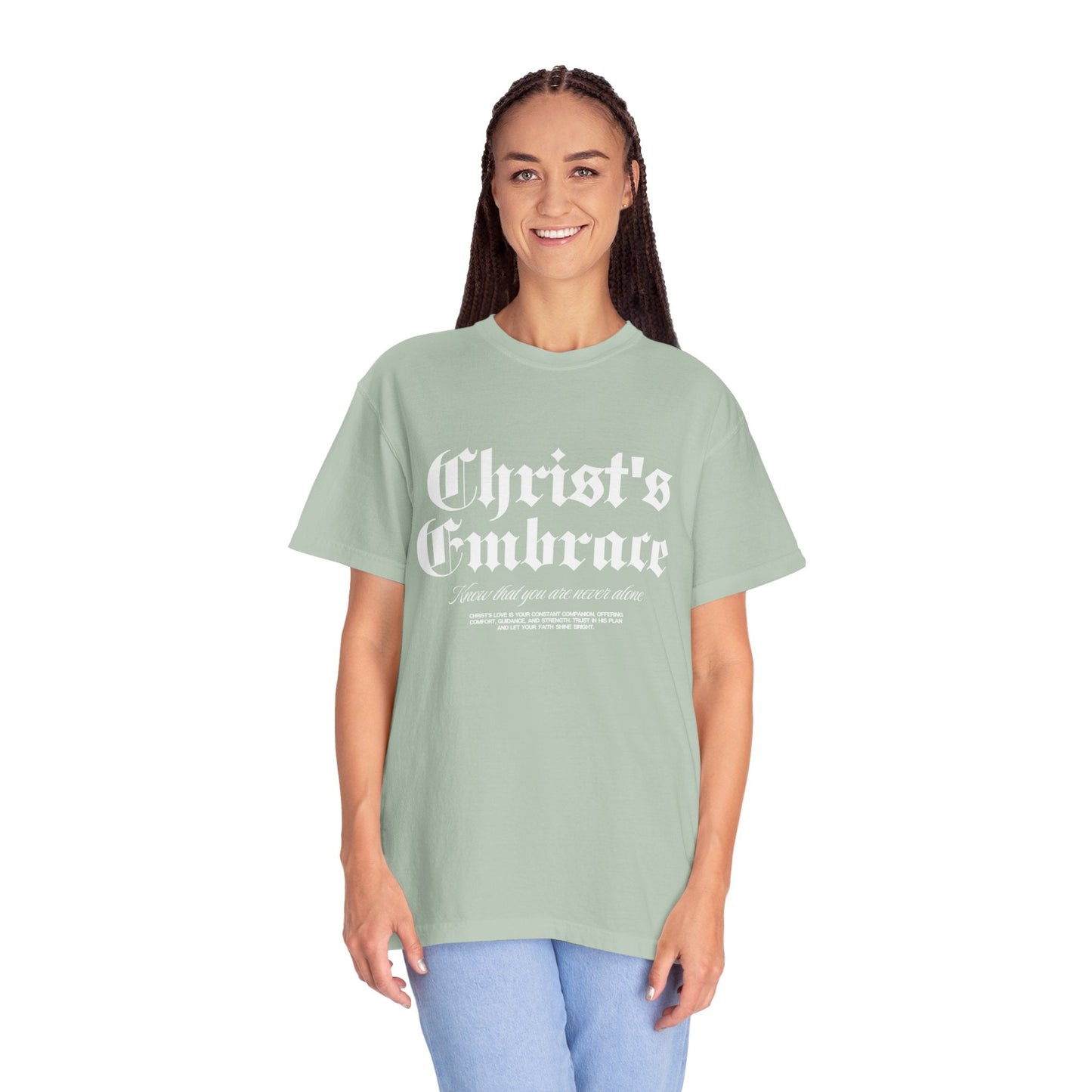 Christ's Embrace Women's Ring Spun Cotton T-Shirt - Faith, Can Apparel