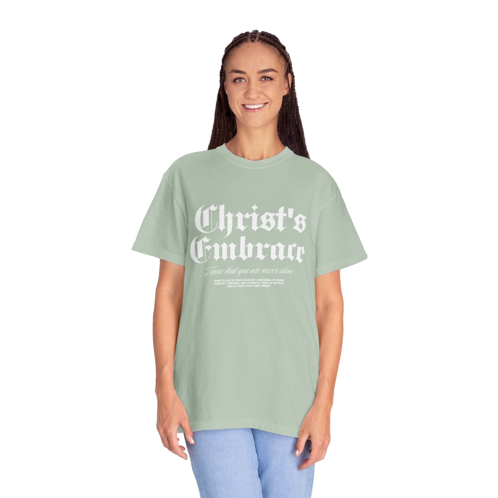 Christ's Embrace Women's Ring Spun Cotton T-Shirt - Faith, Can Apparel
