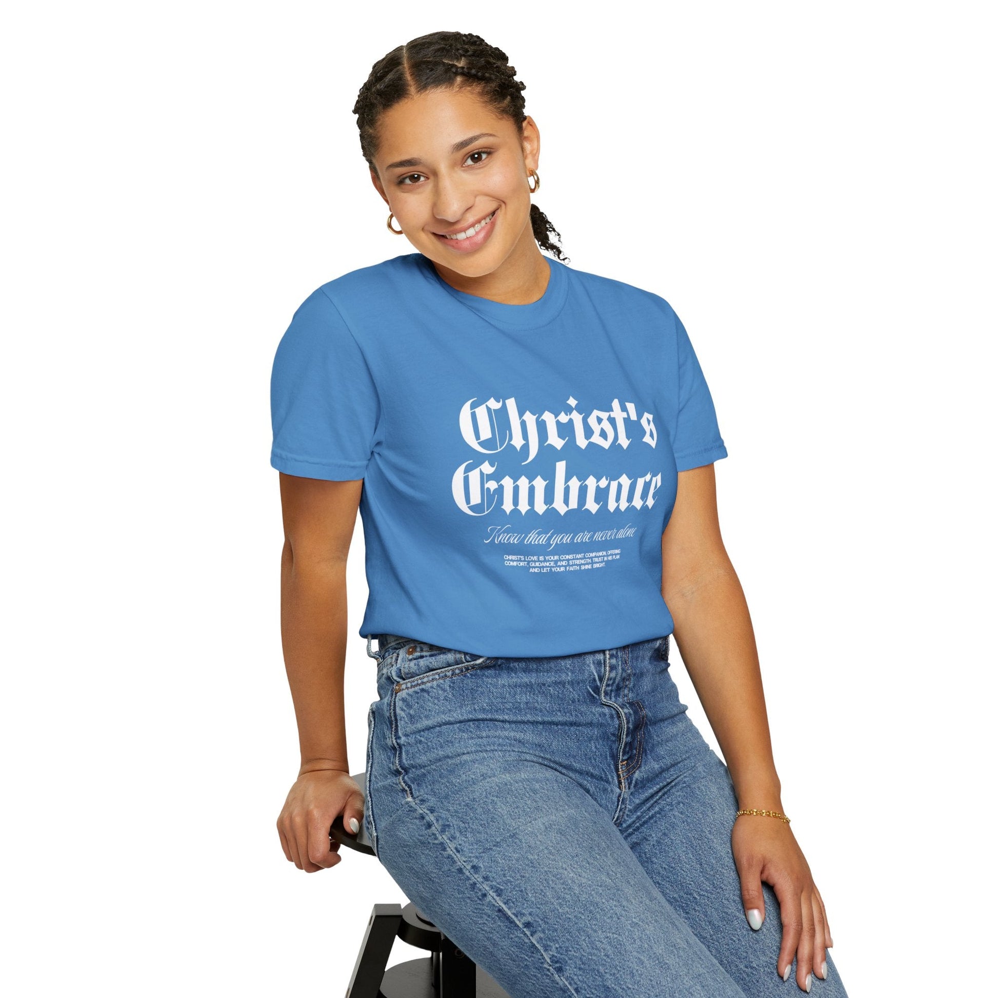 Christ's Embrace Women's Ring Spun Cotton T-Shirt - Faith, Can Apparel