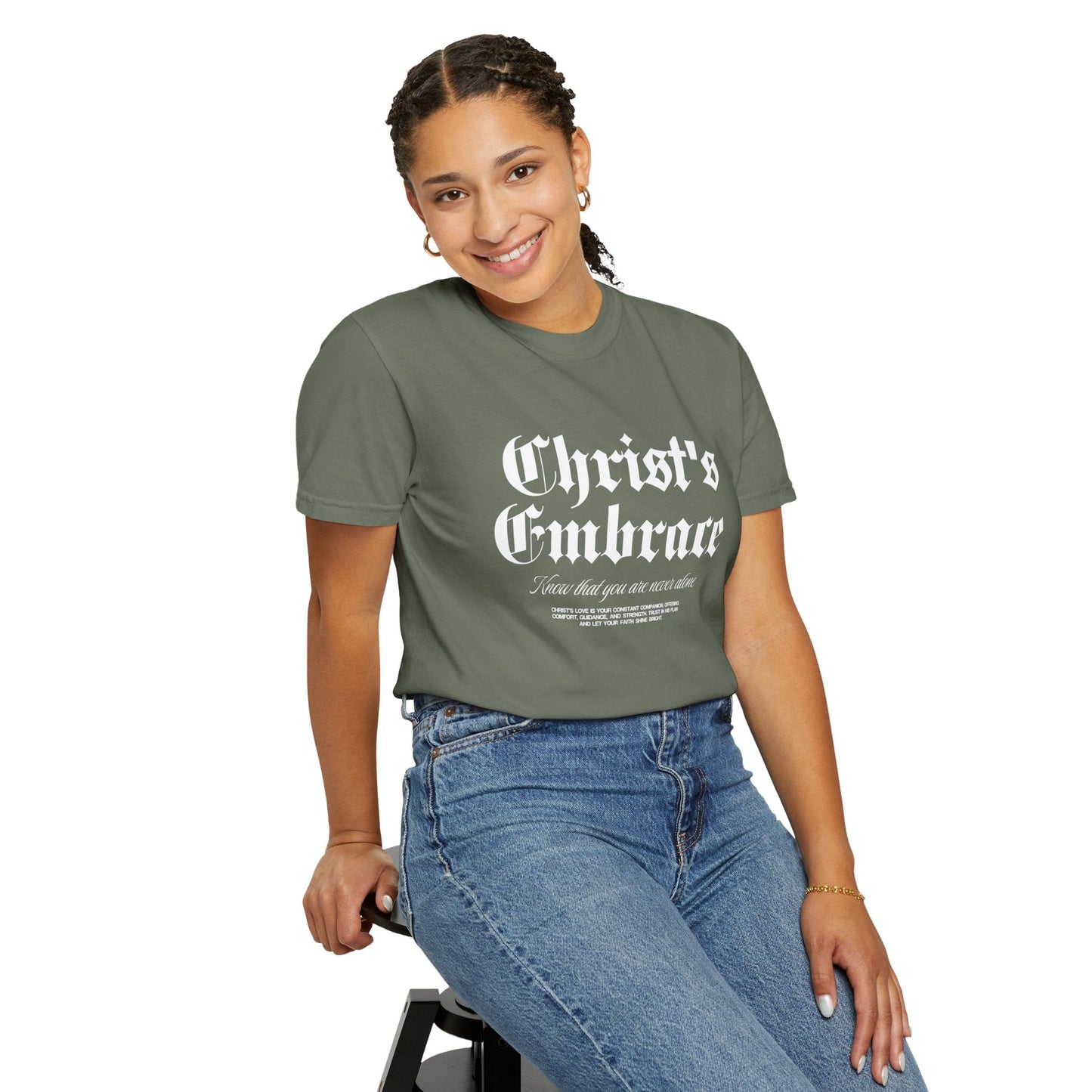 Christ's Embrace Women's Ring Spun Cotton T-Shirt - Faith, Can Apparel