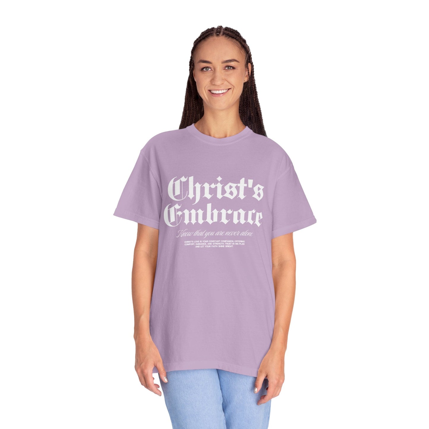 Christ's Embrace Women's Ring Spun Cotton T-Shirt - Faith, Can Apparel