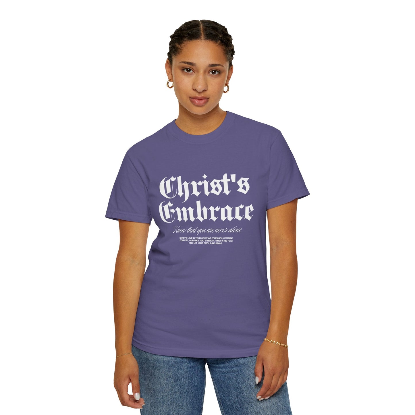 Christ's Embrace Women's Ring Spun Cotton T-Shirt - Faith, Can Apparel