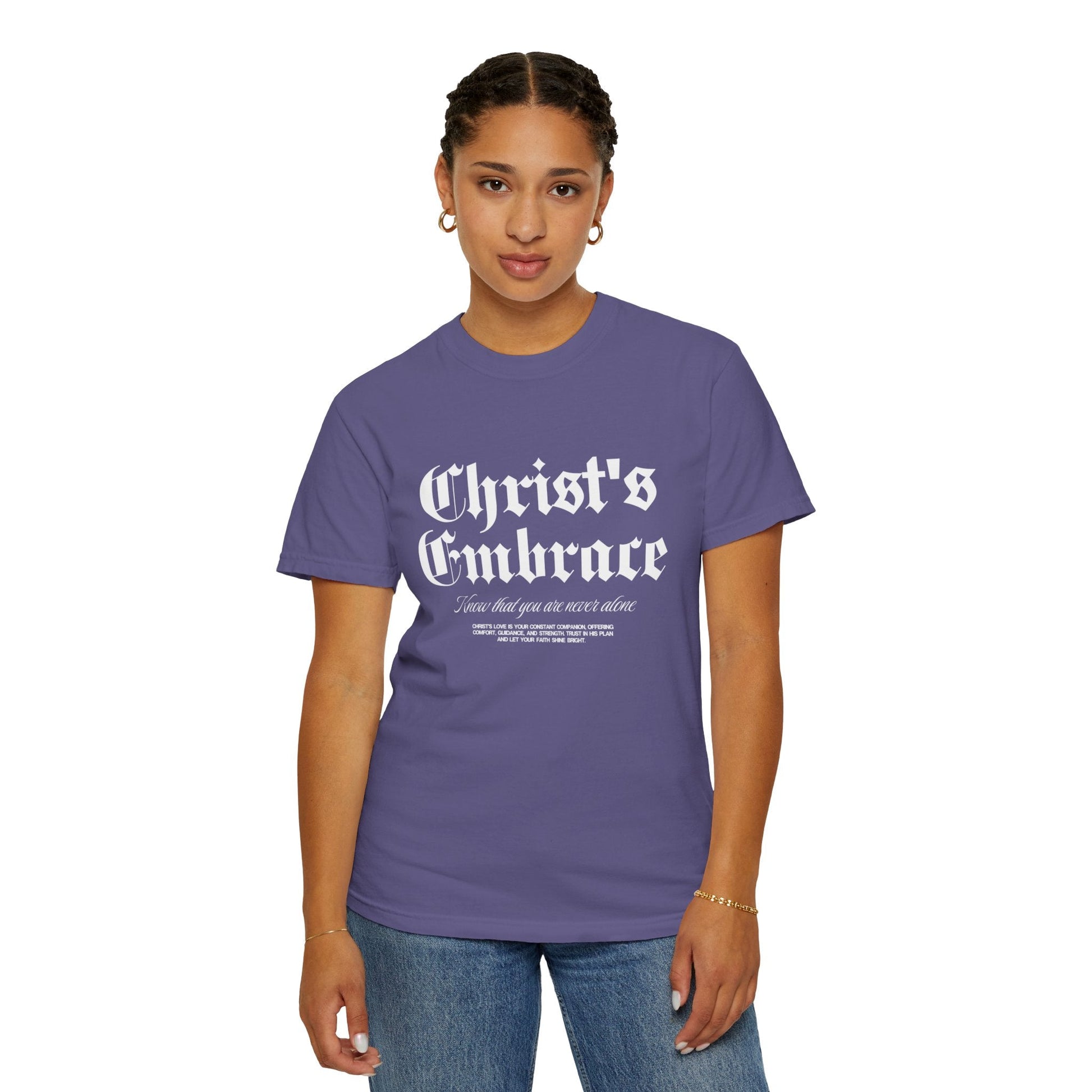 Christ's Embrace Women's Ring Spun Cotton T-Shirt - Faith, Can Apparel