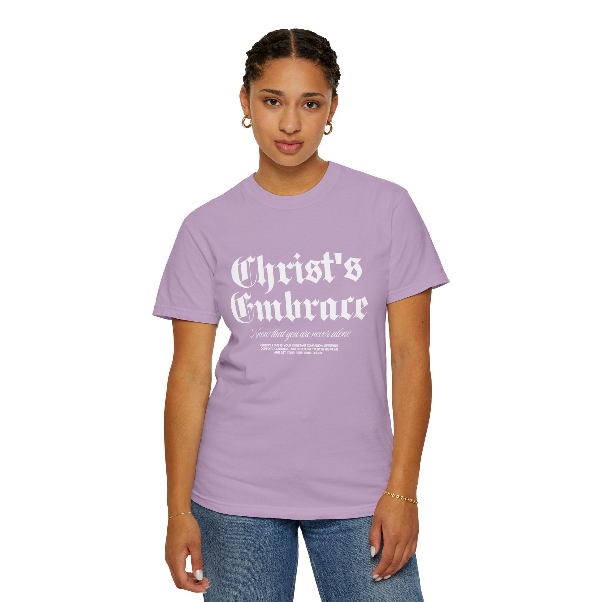 Christ's Embrace Women's Ring Spun Cotton T-Shirt - Faith, Can Apparel