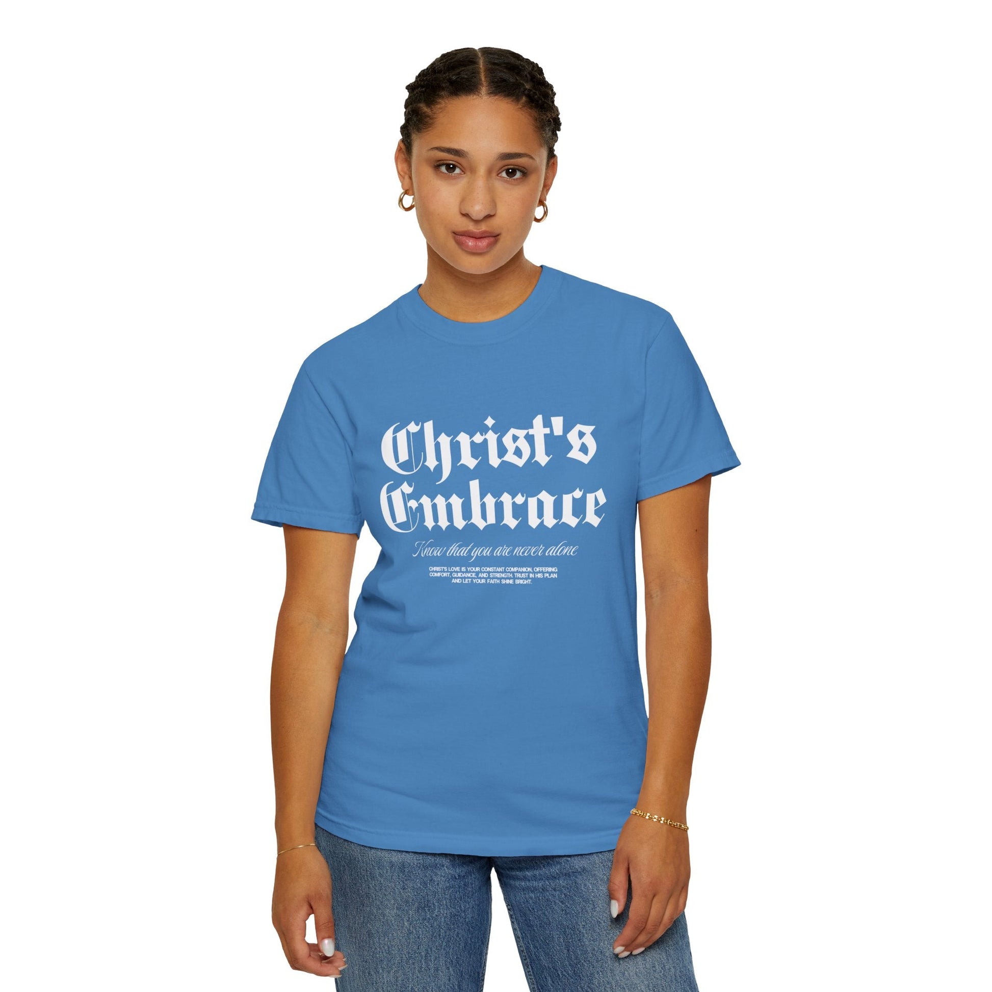 Christ's Embrace Women's Ring Spun Cotton T-Shirt - Faith, Can Apparel