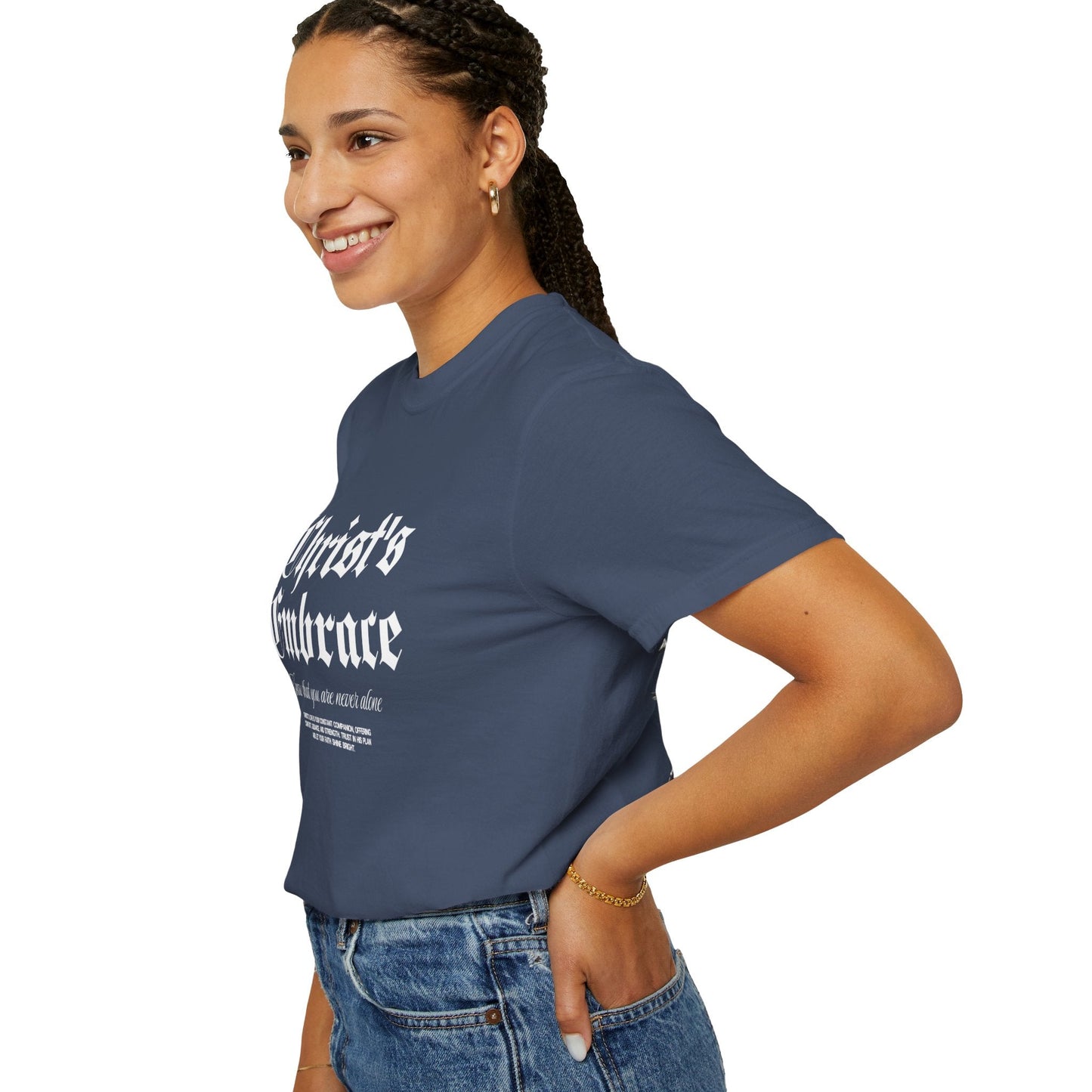 Christ's Embrace Women's Ring Spun Cotton T-Shirt - Faith, Can Apparel