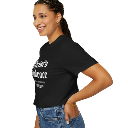 Christ's Embrace Women's Ring Spun Cotton T-Shirt - Faith, Can Apparel