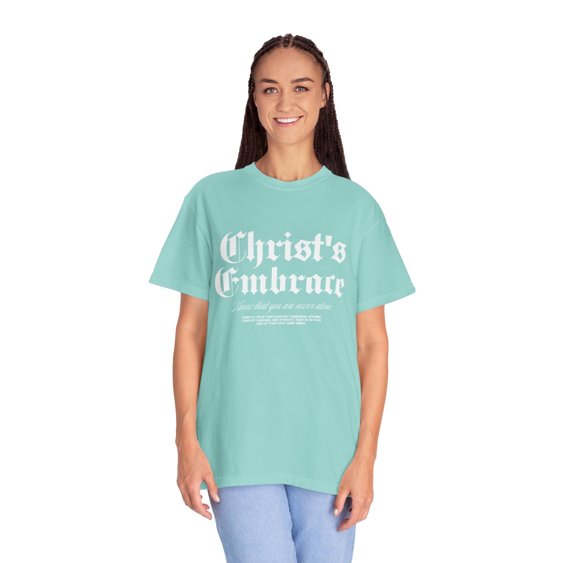Christ's Embrace Women's Ring Spun Cotton T-Shirt - Faith, Can Apparel