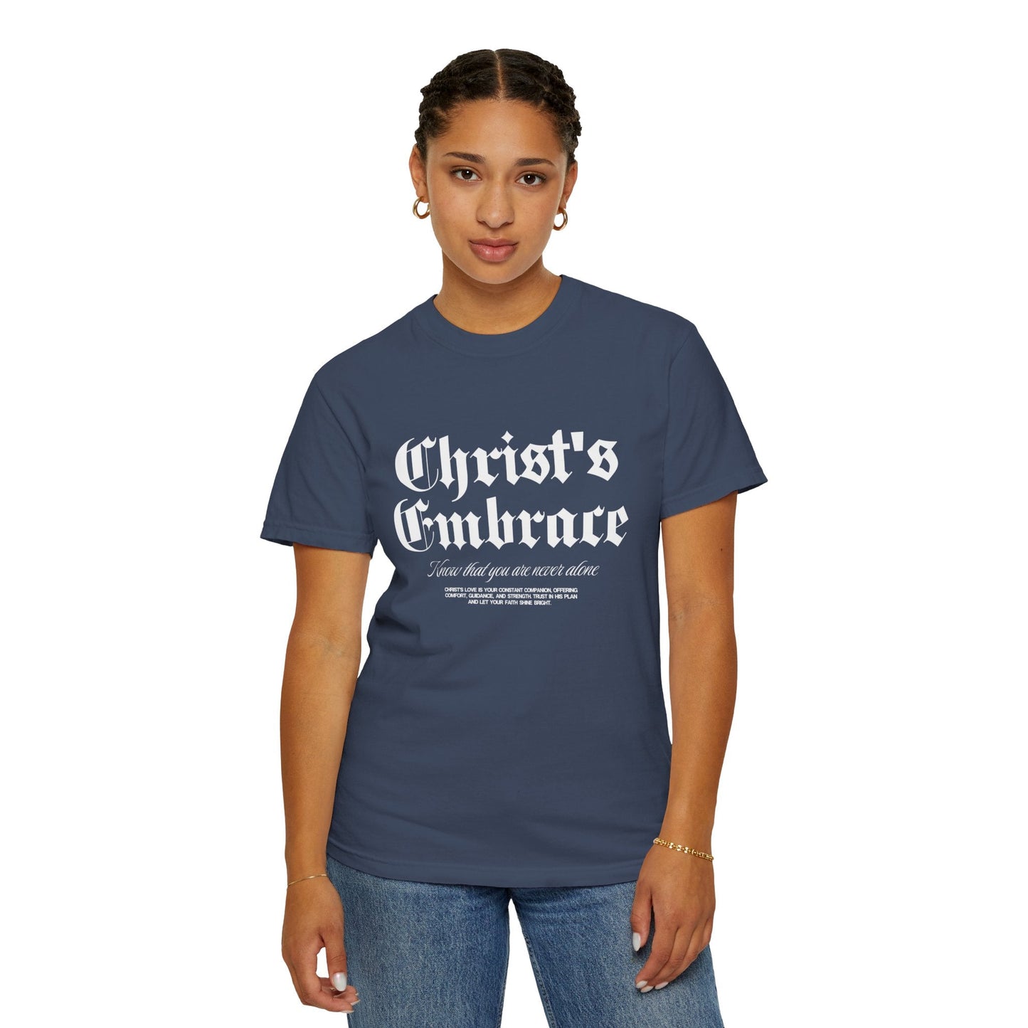 Christ's Embrace Women's Ring Spun Cotton T-Shirt - Faith, Can Apparel