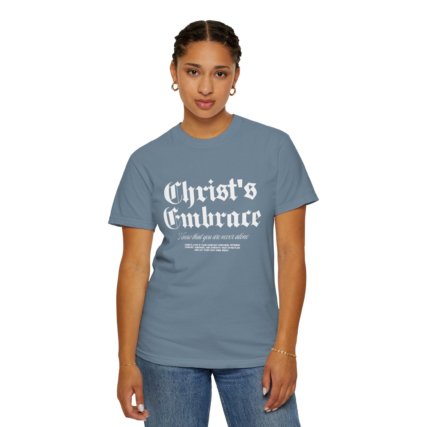 Christ's Embrace Women's Ring Spun Cotton T-Shirt - Faith, Can Apparel