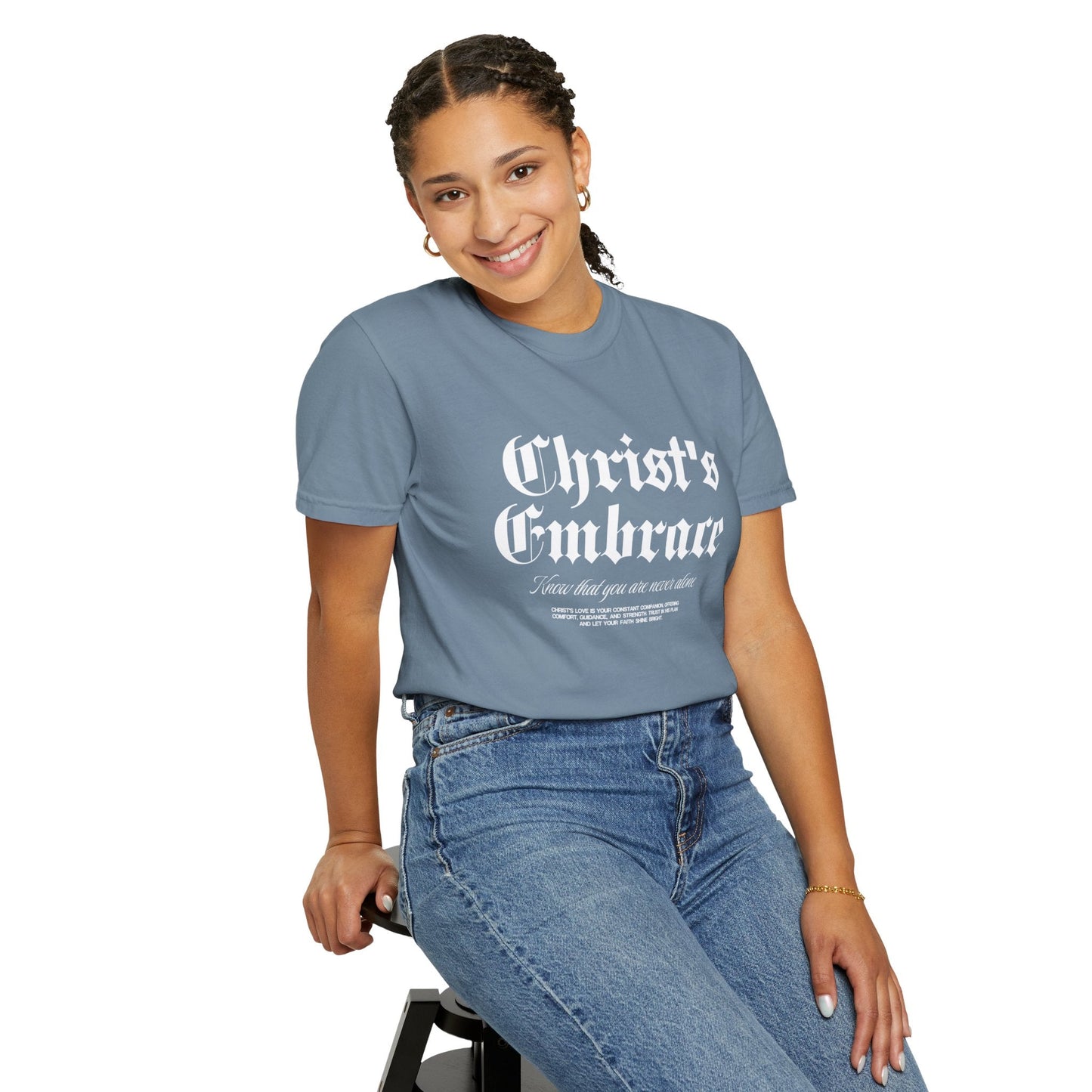 Christ's Embrace Women's Ring Spun Cotton T-Shirt - Faith, Can Apparel