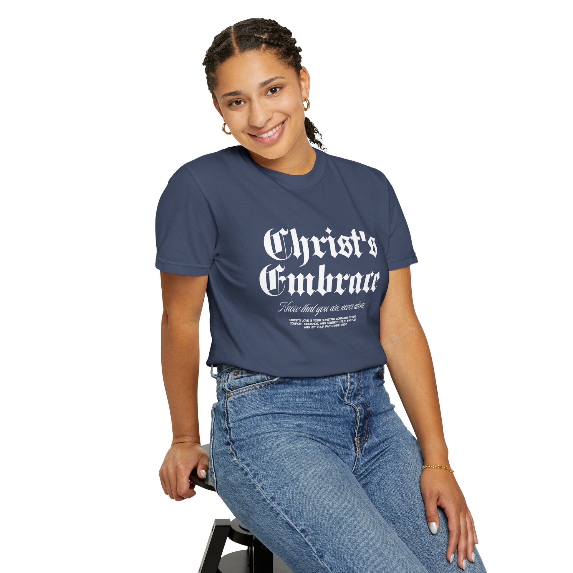 Christ's Embrace Women's Ring Spun Cotton T-Shirt - Faith, Can Apparel