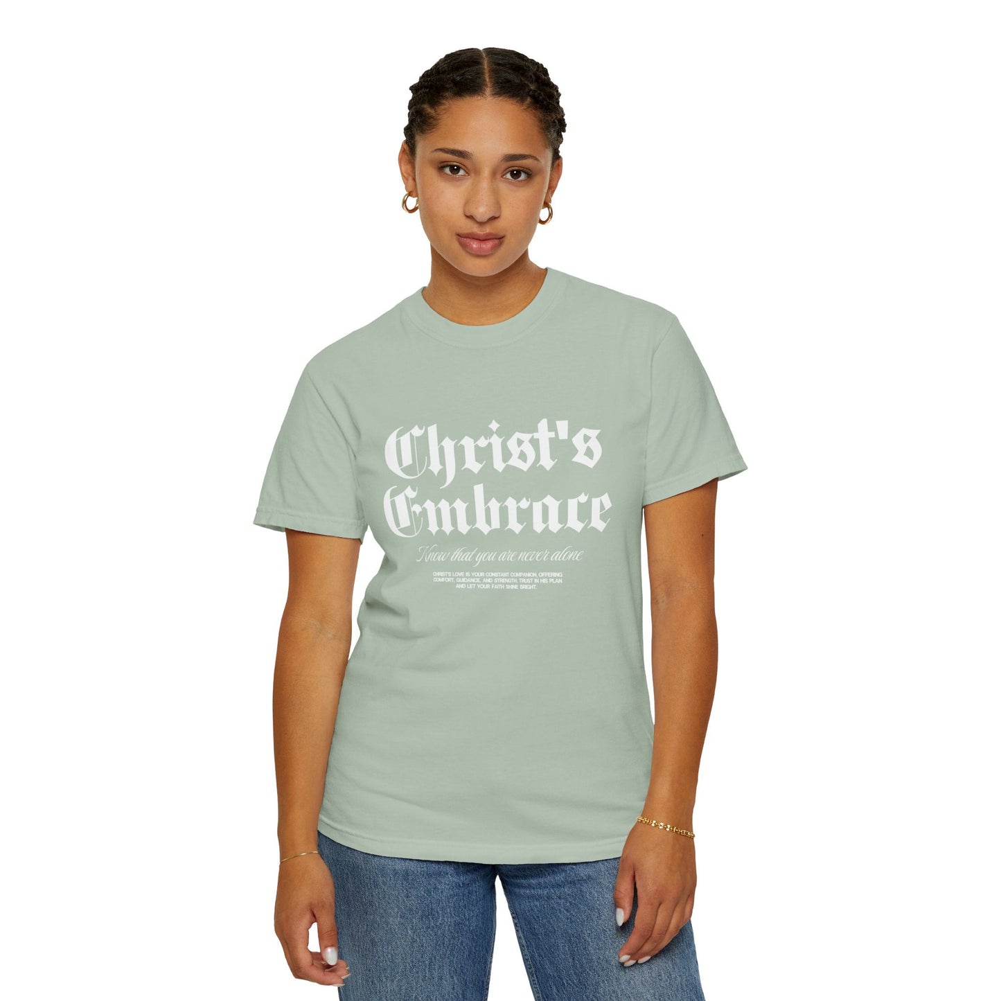Christ's Embrace Women's Ring Spun Cotton T-Shirt - Faith, Can Apparel