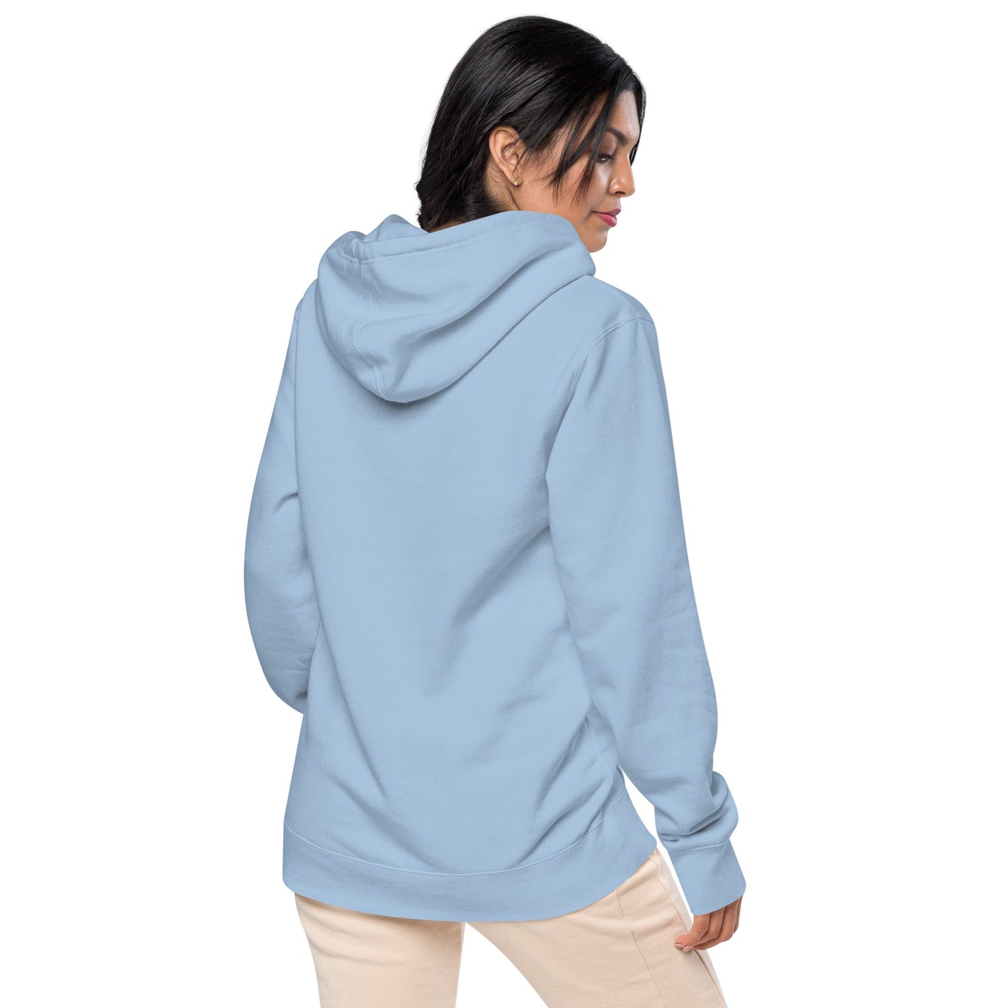 Embroidered Holy Trinity "Faith" Set Unisex Pigment Dyed Hoodie - Faith, Can Apparel