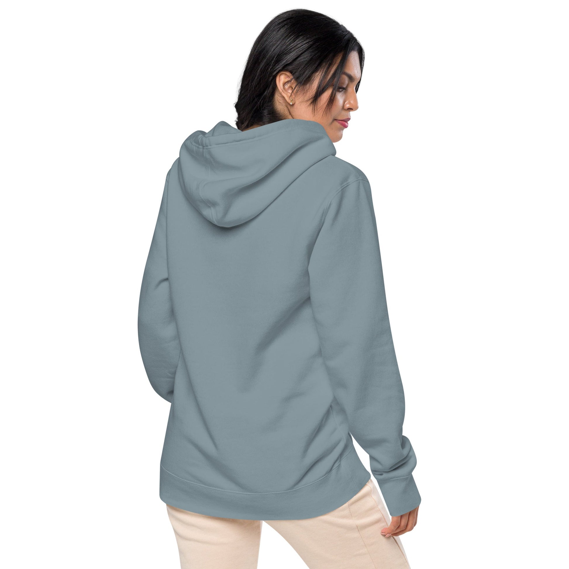 Embroidered Holy Trinity "Faith" Set Unisex Pigment Dyed Hoodie - Faith, Can Apparel