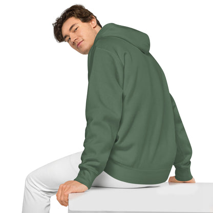 Embroidered Holy Trinity "Faith" Set Unisex Pigment Dyed Hoodie - Faith, Can Apparel
