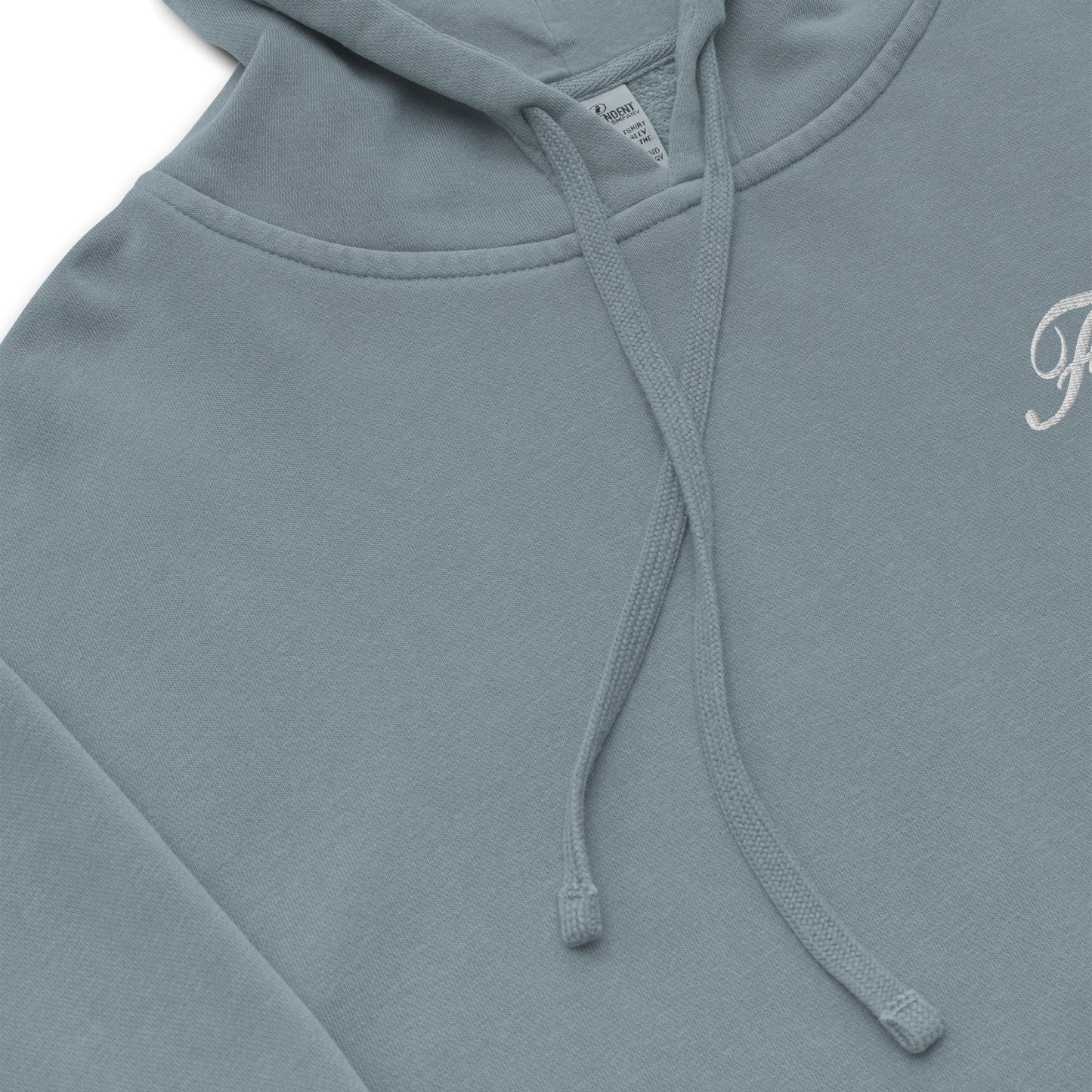 Embroidered Holy Trinity "Faith" Set Unisex Pigment Dyed Hoodie - Faith, Can Apparel