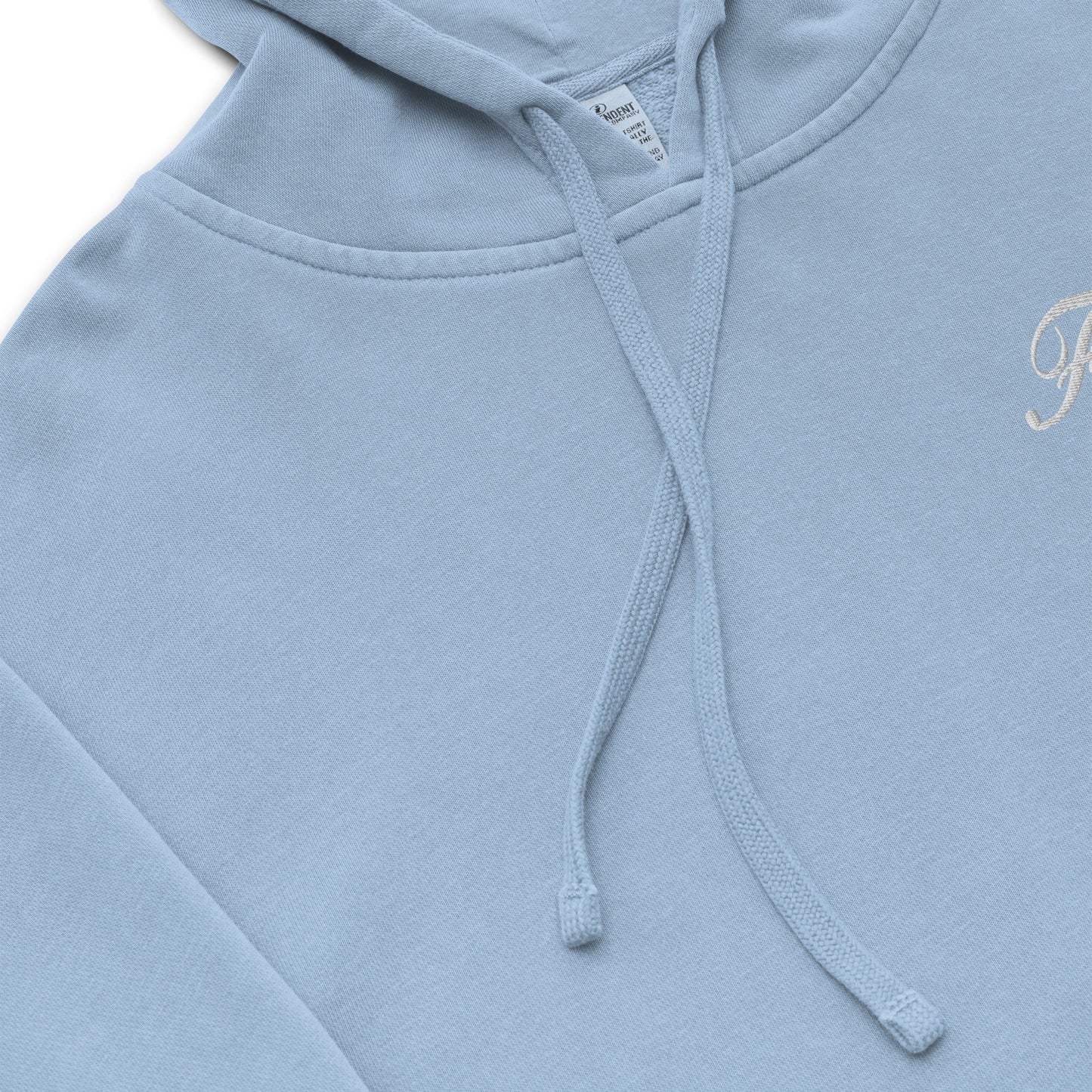 Embroidered Holy Trinity "Faith" Set Unisex Pigment Dyed Hoodie - Faith, Can Apparel