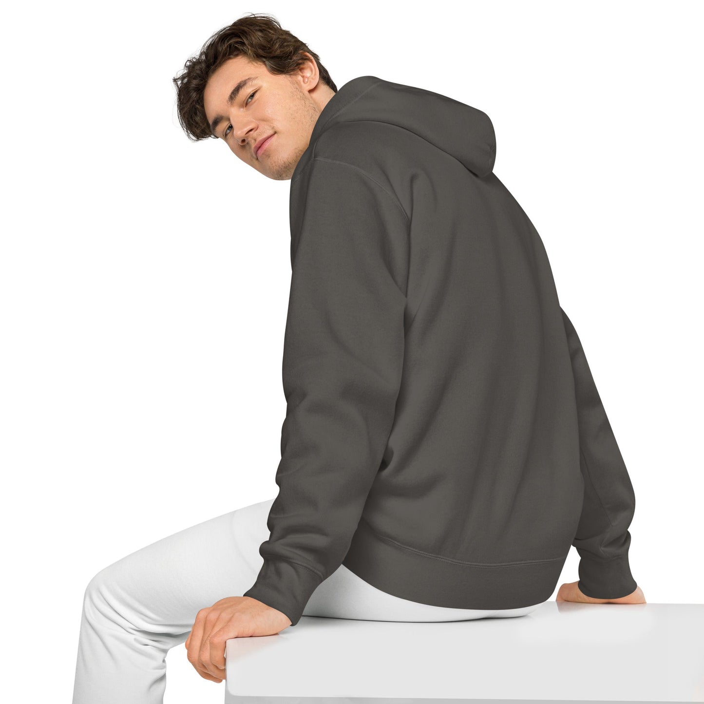 Embroidered Holy Trinity "Faith" Set Unisex Pigment Dyed Hoodie - Faith, Can Apparel