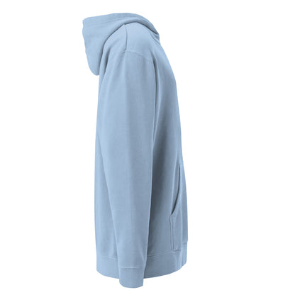 Embroidered Holy Trinity "Faith" Set Unisex Pigment Dyed Hoodie - Faith, Can Apparel