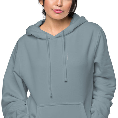 Embroidered Holy Trinity "Faith" Set Unisex Pigment Dyed Hoodie - Faith, Can Apparel