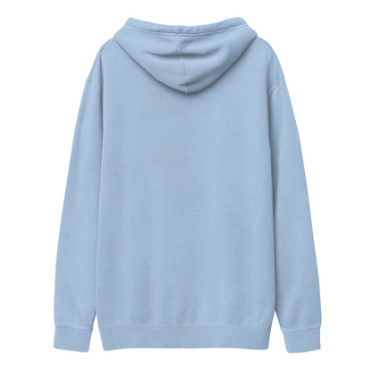 Embroidered Holy Trinity "Faith" Set Unisex Pigment Dyed Hoodie - Faith, Can Apparel