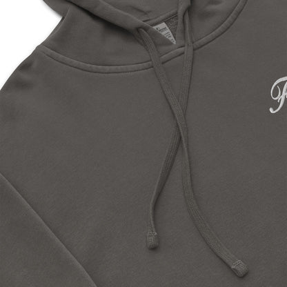 Embroidered Holy Trinity "Faith" Set Unisex Pigment Dyed Hoodie - Faith, Can Apparel