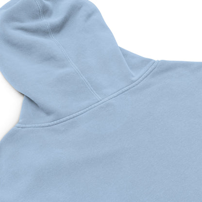 Embroidered Holy Trinity "Faith" Set Unisex Pigment Dyed Hoodie - Faith, Can Apparel