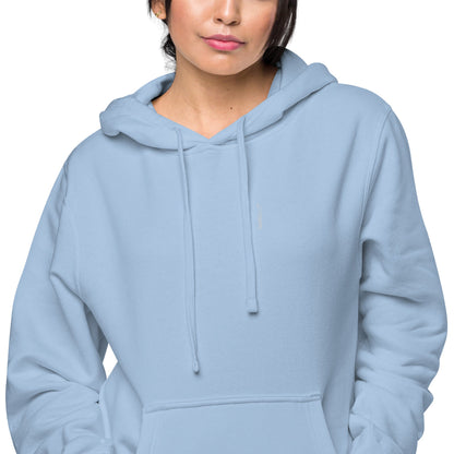 Embroidered Holy Trinity "Faith" Set Unisex Pigment Dyed Hoodie - Faith, Can Apparel