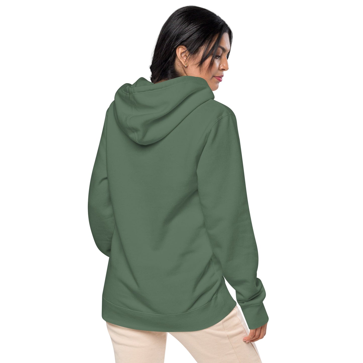 Embroidered Holy Trinity "Faith" Set Unisex Pigment Dyed Hoodie - Faith, Can Apparel