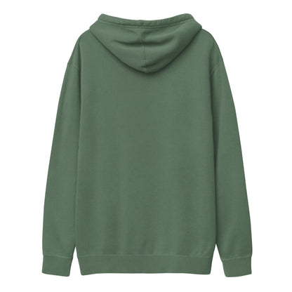 Embroidered Holy Trinity "Faith" Set Unisex Pigment Dyed Hoodie - Faith, Can Apparel