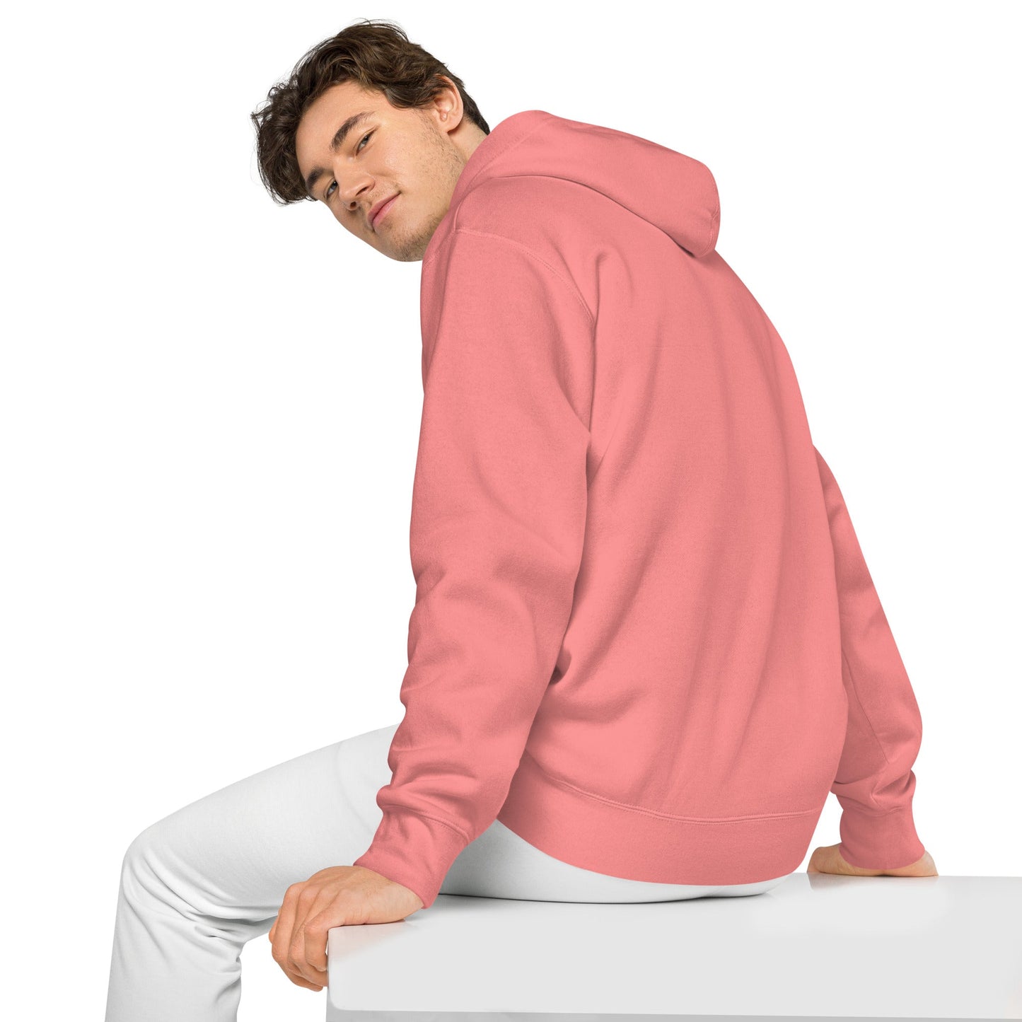 Embroidered Holy Trinity "Faith" Set Unisex Pigment Dyed Hoodie - Faith, Can Apparel