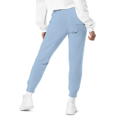 Embroidered Holy Trinity "Faith" Set Unisex Pigment Dyed Sweatpants - Faith, Can Apparel