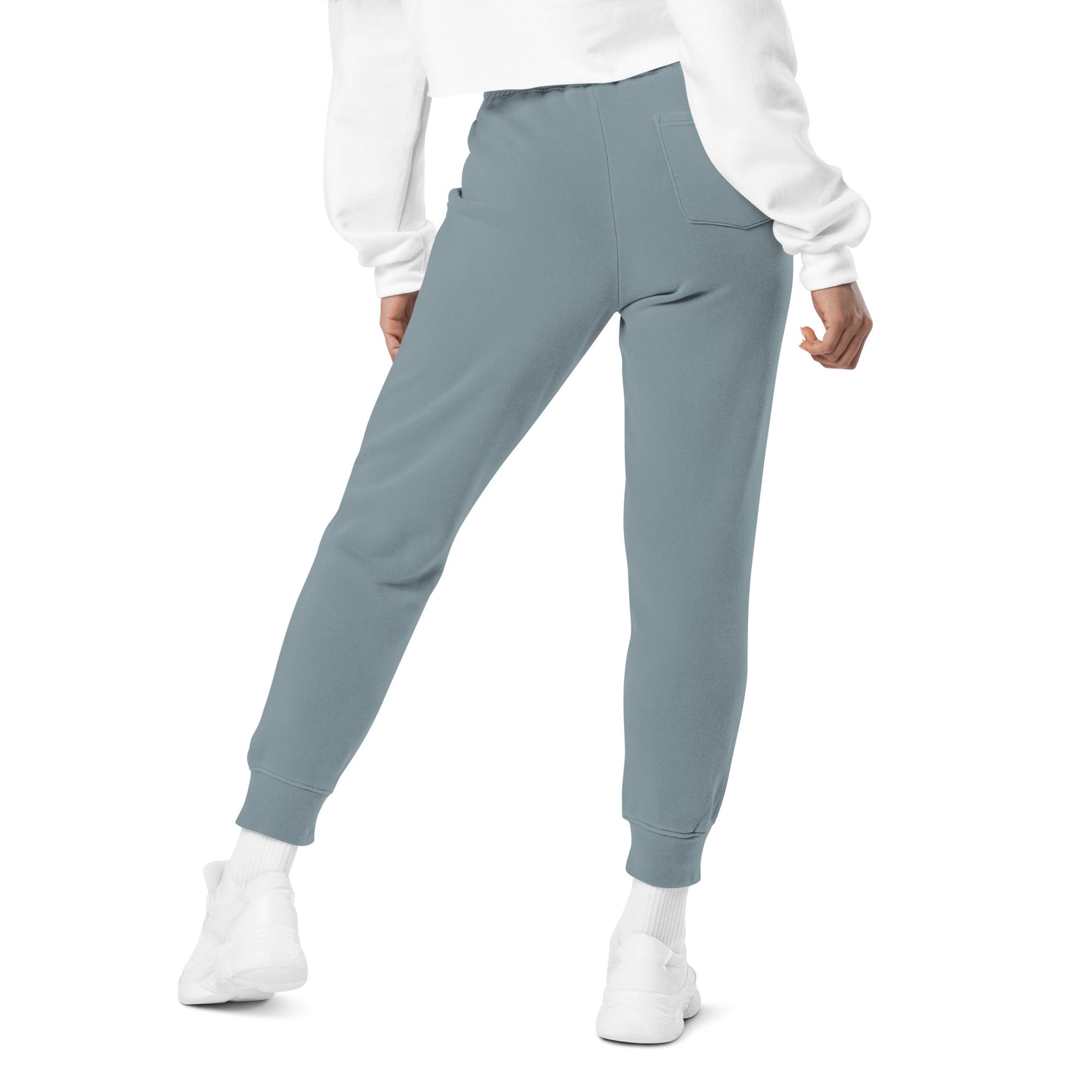 Embroidered Holy Trinity "Faith" Set Unisex Pigment Dyed Sweatpants - Faith, Can Apparel