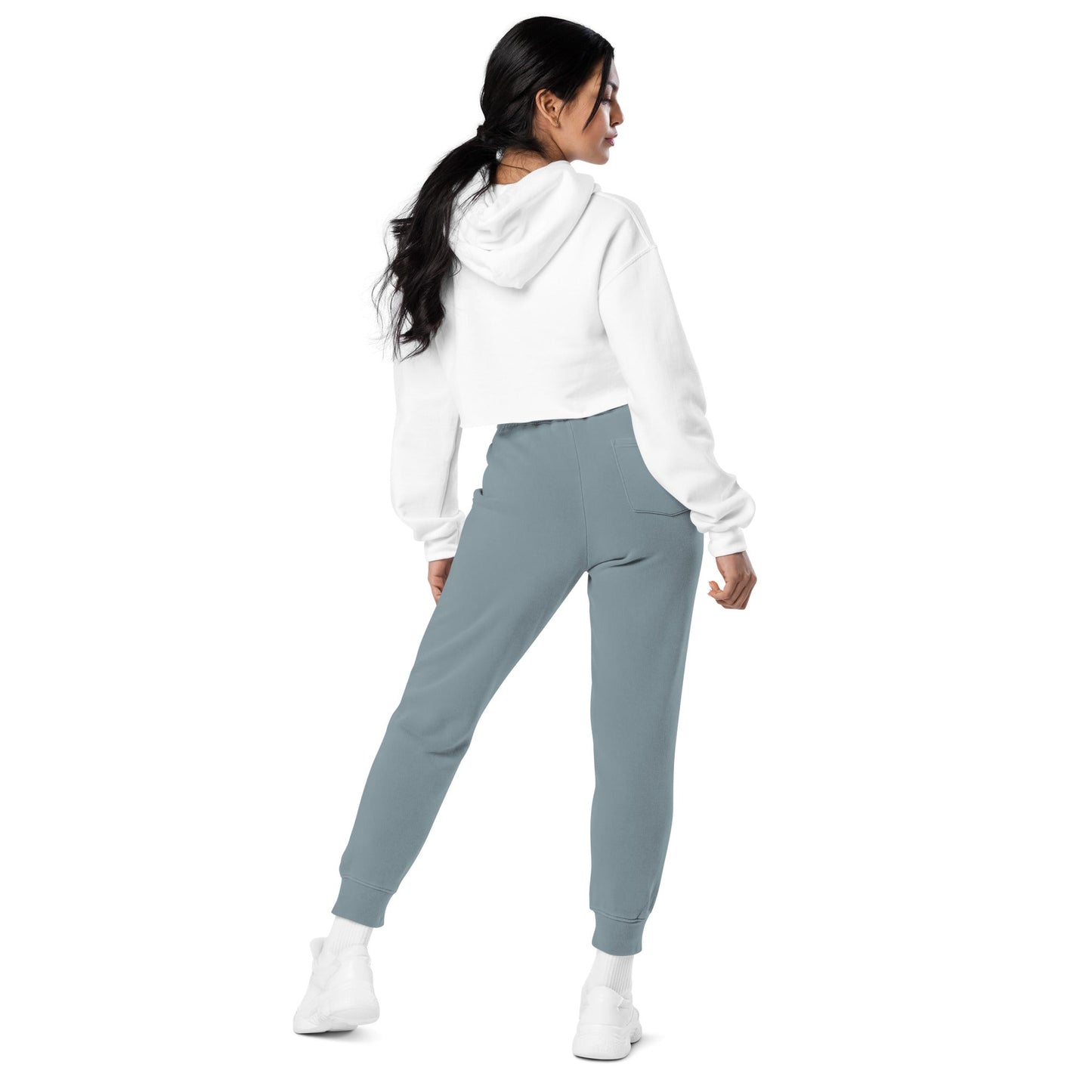Embroidered Holy Trinity "Faith" Set Unisex Pigment Dyed Sweatpants - Faith, Can Apparel