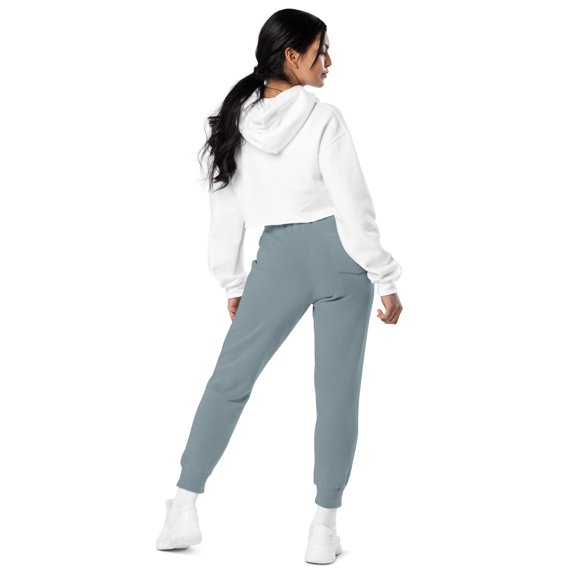 Embroidered Holy Trinity "Faith" Set Unisex Pigment Dyed Sweatpants - Faith, Can Apparel
