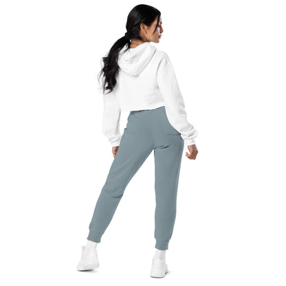 Embroidered Holy Trinity "Faith" Set Unisex Pigment Dyed Sweatpants - Faith, Can Apparel