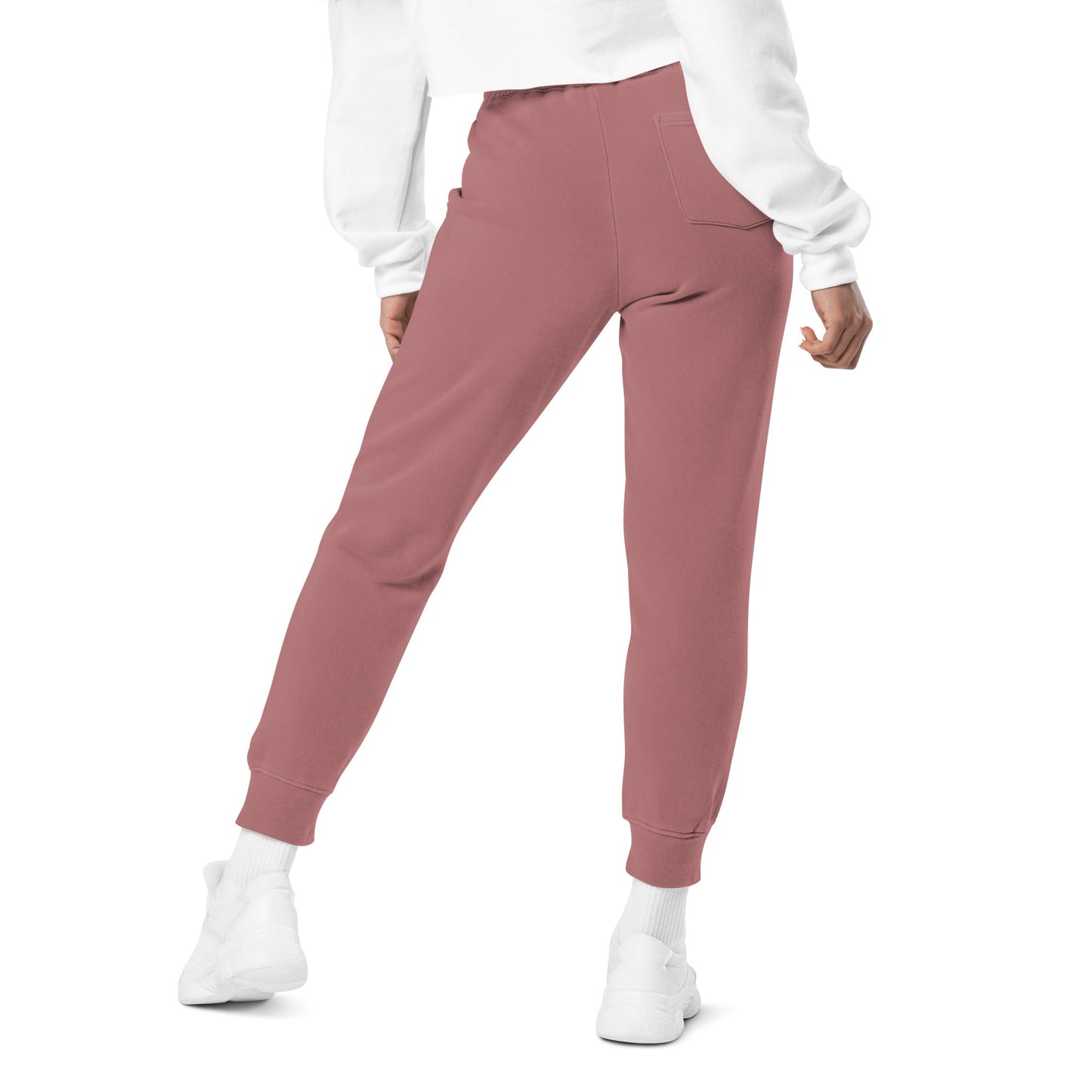 Embroidered Holy Trinity "Faith" Set Unisex Pigment Dyed Sweatpants - Faith, Can Apparel