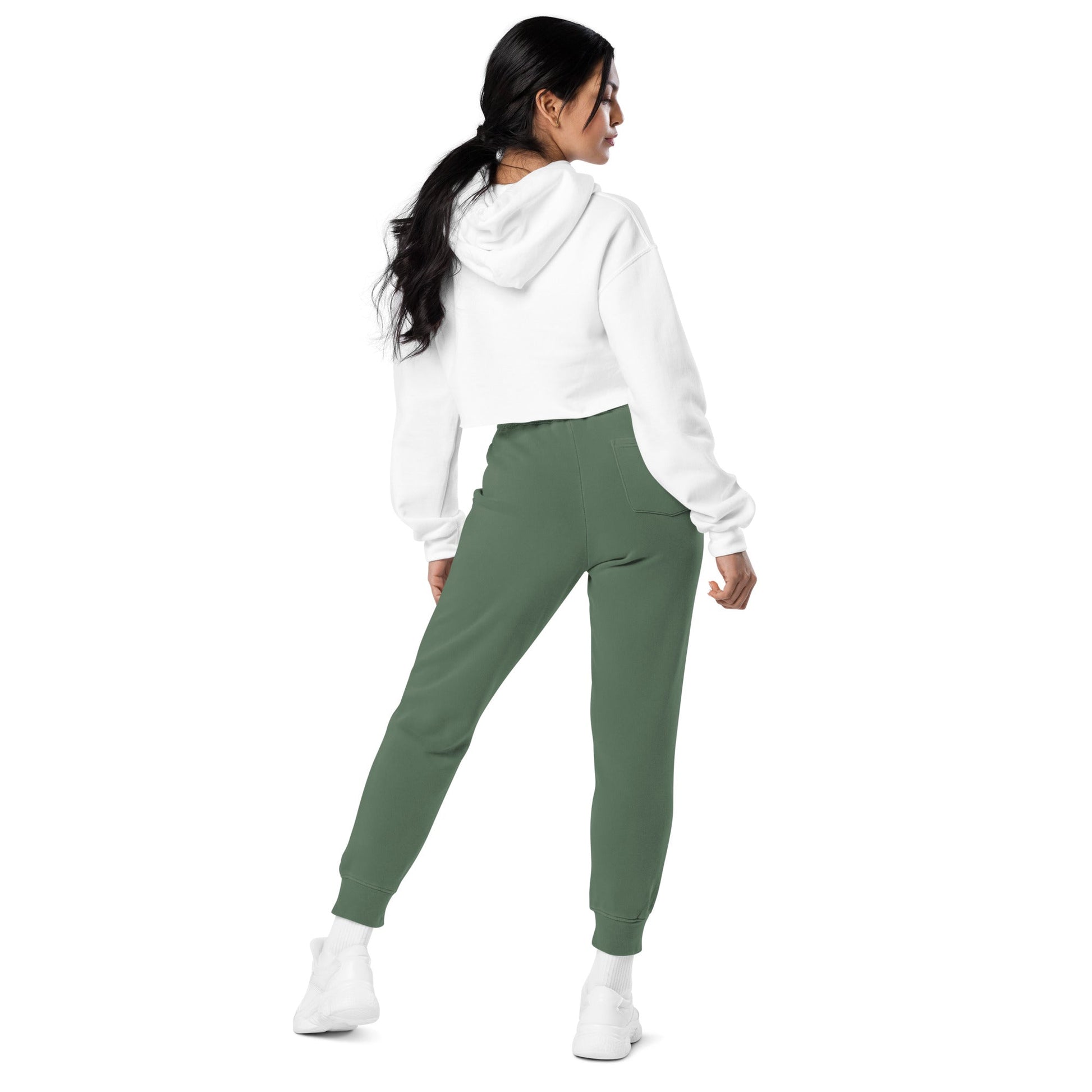 Embroidered Holy Trinity "Faith" Set Unisex Pigment Dyed Sweatpants - Faith, Can Apparel