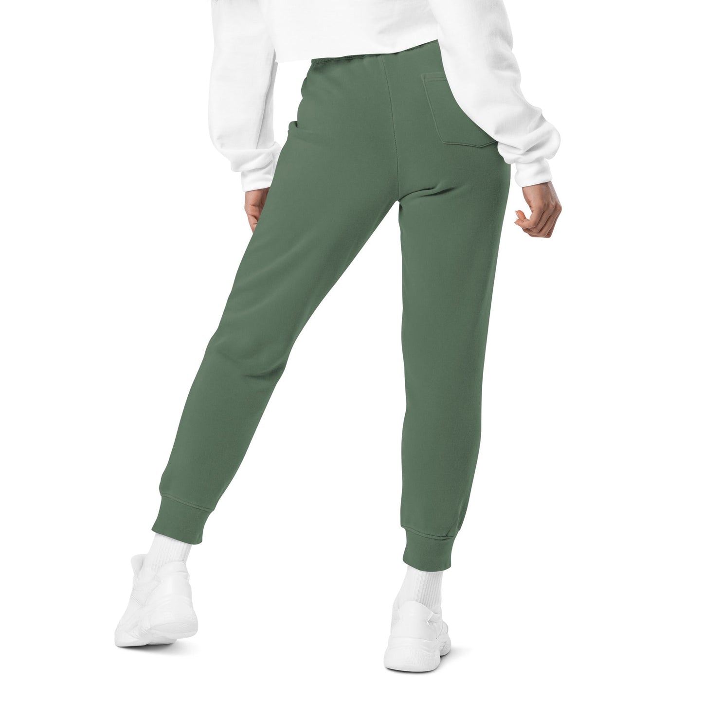 Embroidered Holy Trinity "Faith" Set Unisex Pigment Dyed Sweatpants - Faith, Can Apparel