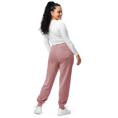 Embroidered Holy Trinity "Faith" Set Unisex Pigment Dyed Sweatpants - Faith, Can Apparel