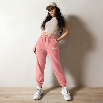 Embroidered Holy Trinity "Faith" Set Unisex Pigment Dyed Sweatpants - Faith, Can Apparel