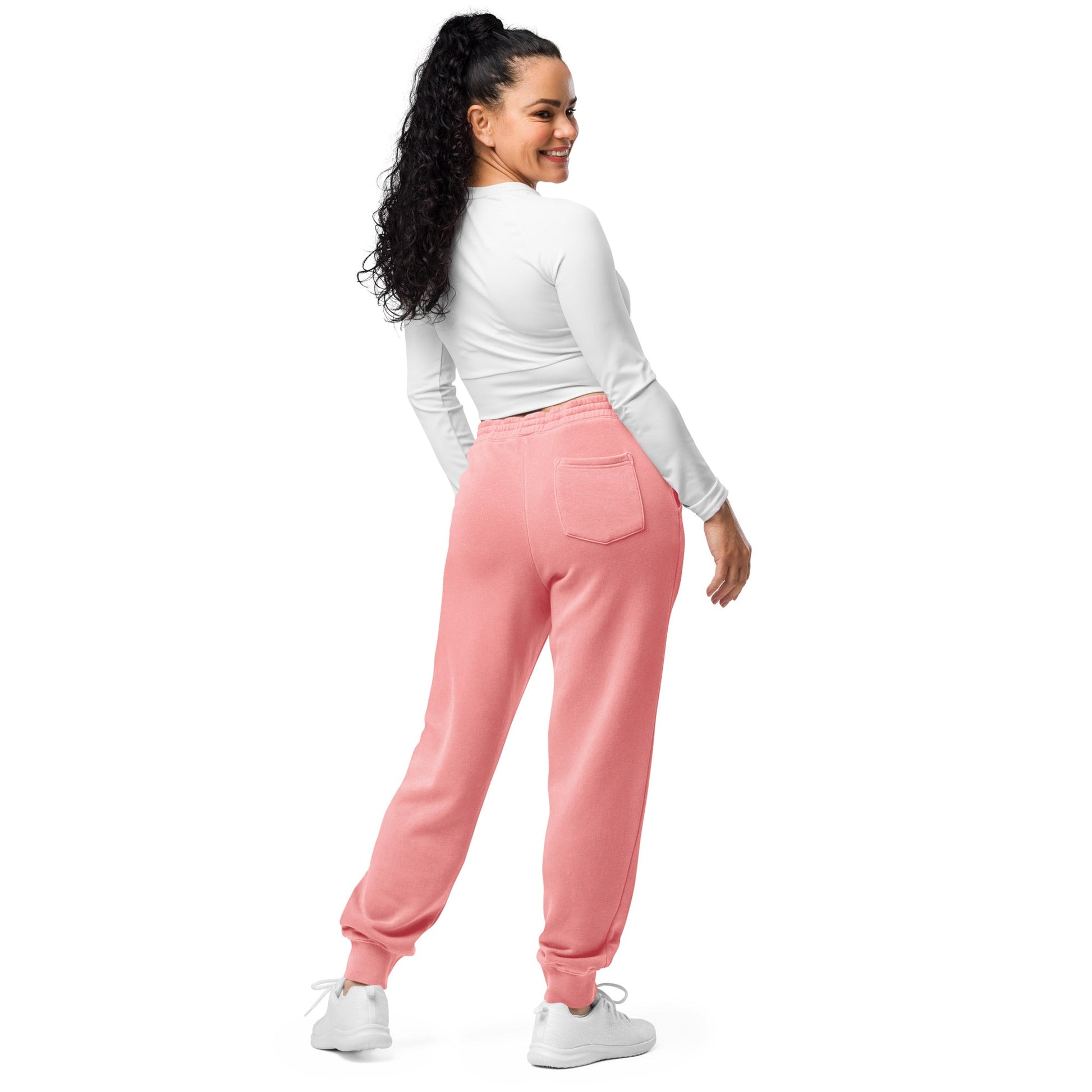 Embroidered Holy Trinity "Faith" Set Unisex Pigment Dyed Sweatpants - Faith, Can Apparel