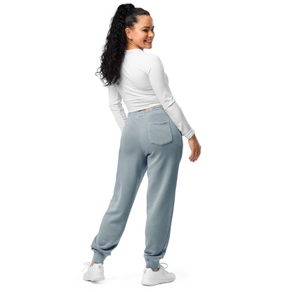 Embroidered Holy Trinity "Faith" Set Unisex Pigment Dyed Sweatpants - Faith, Can Apparel