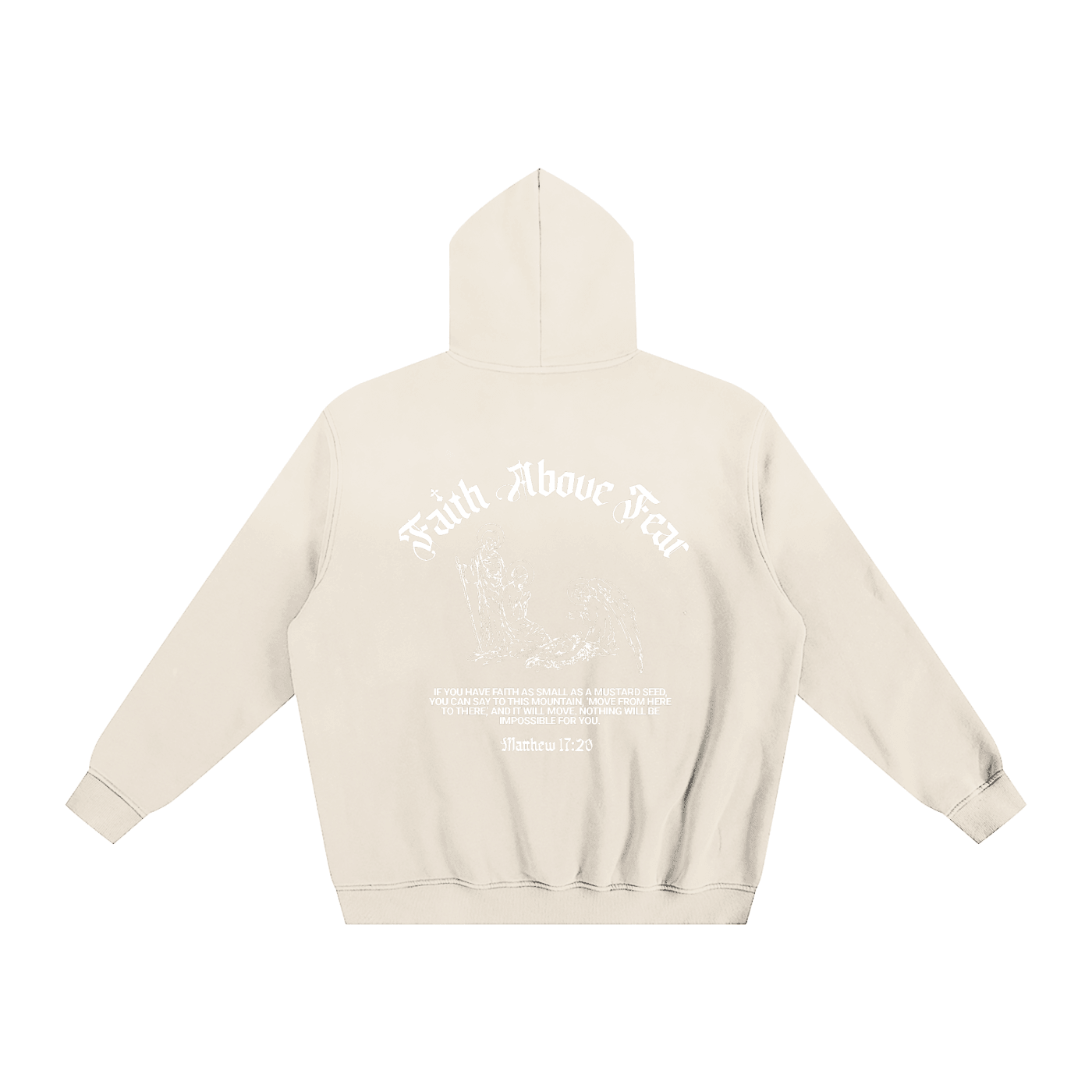 FAITH ABOVE FEAR HOODIE - Faith, Can Apparel