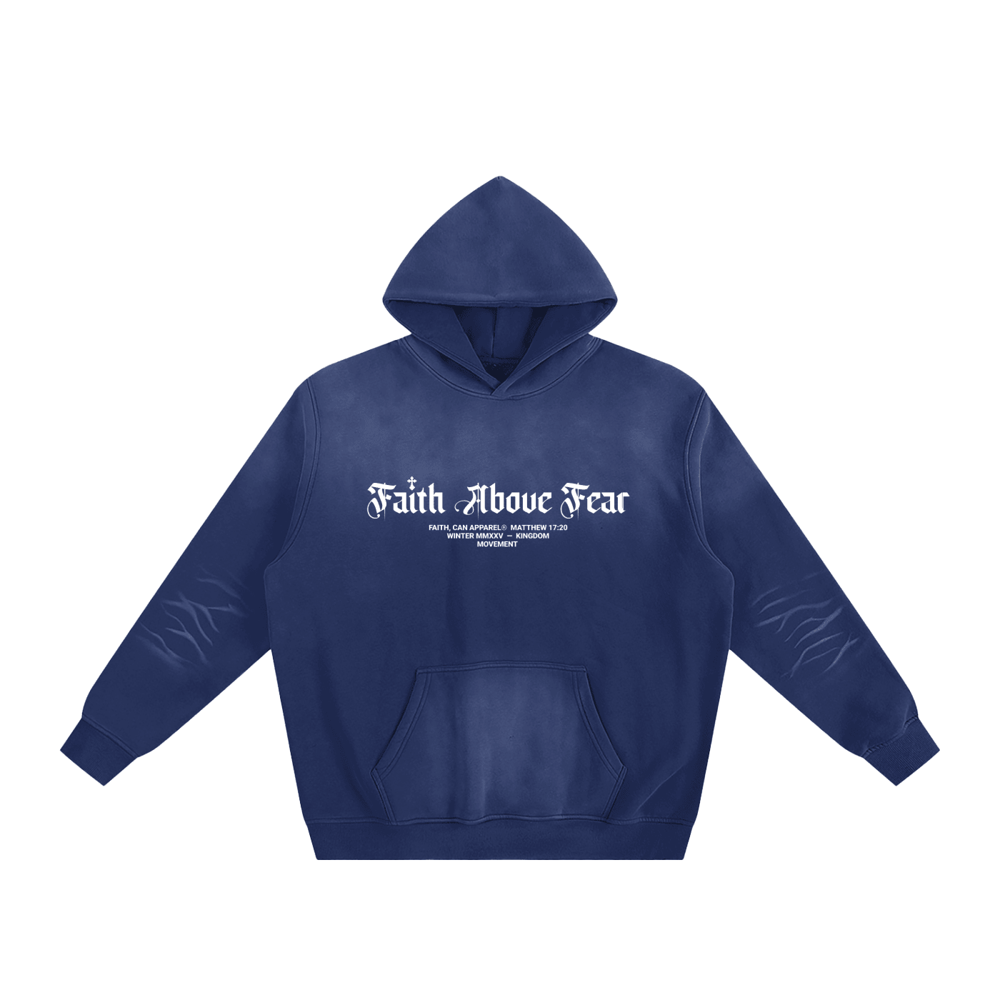 FAITH ABOVE FEAR HOODIE - Faith, Can Apparel