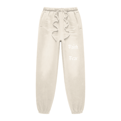Faith Above Fear Sunfade Fleeced Unisex Sweatpants - Faith, Can Apparel