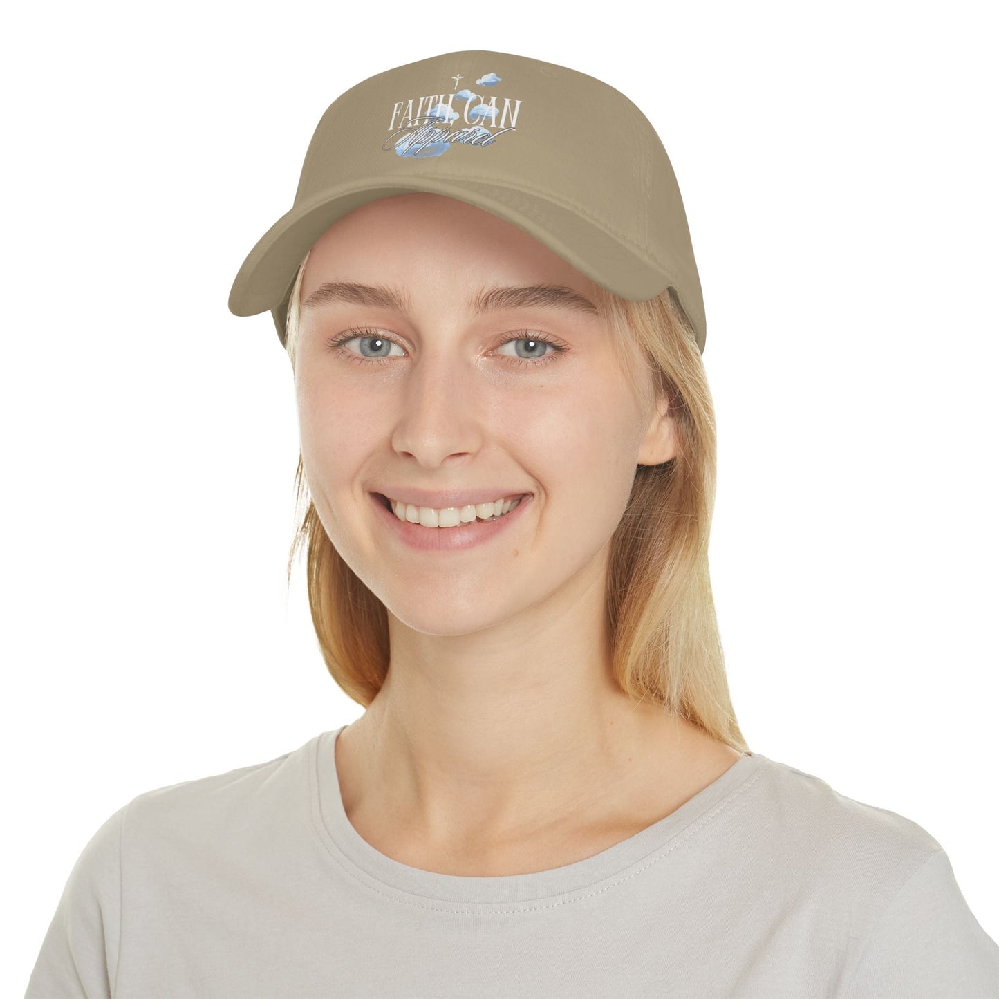 Faith, Can Apparel Unisex Low Profile Baseball Cap - Faith, Can Apparel