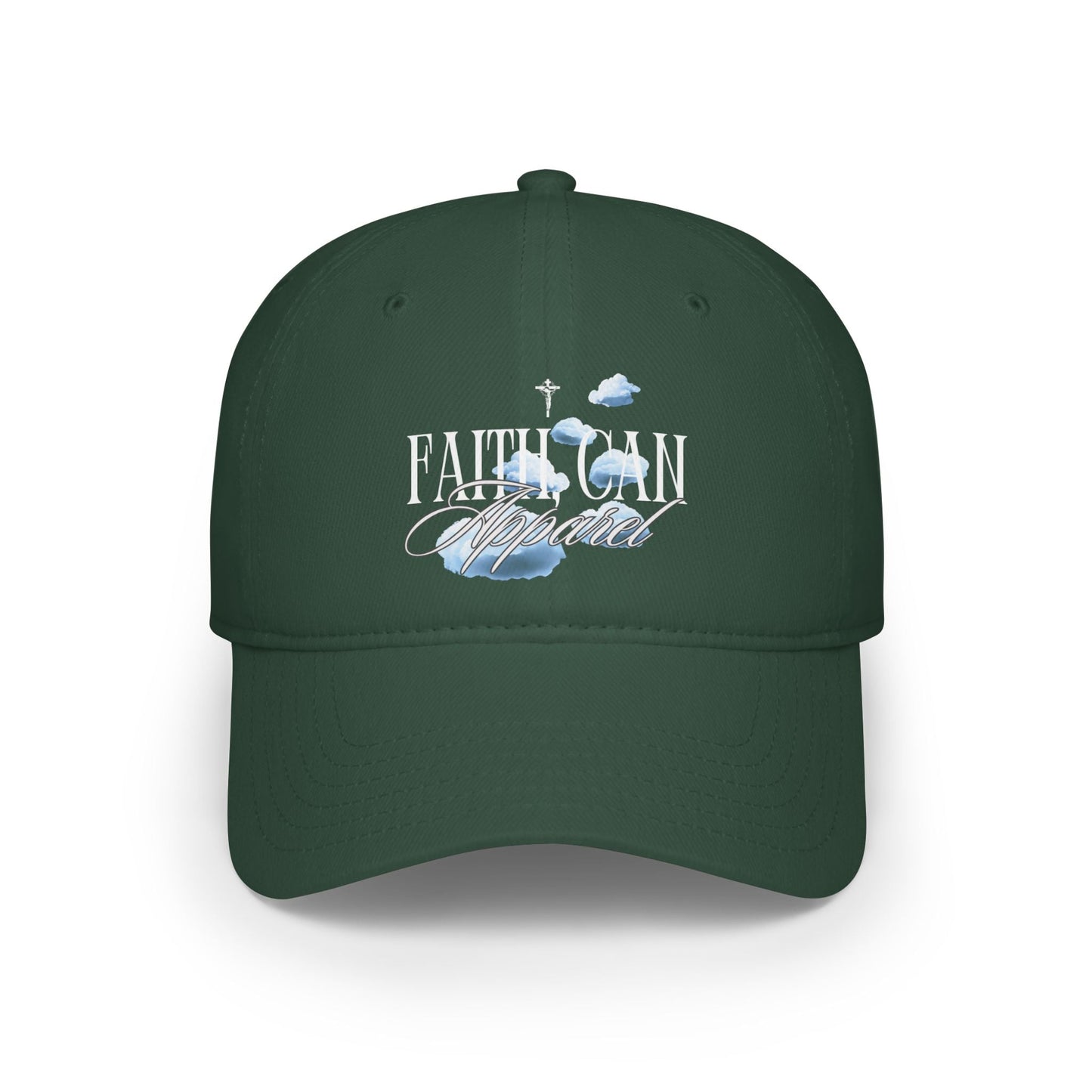 Faith, Can Apparel Unisex Low Profile Baseball Cap - Faith, Can Apparel